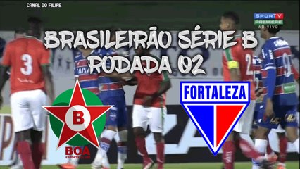 BRASILEIRÃO SÉRIE B 2018 (17.04.2018) BOA ESPORTE x FORTALEZA - 2ª ROD - 1º TEMPO COMPLETO  || 480p