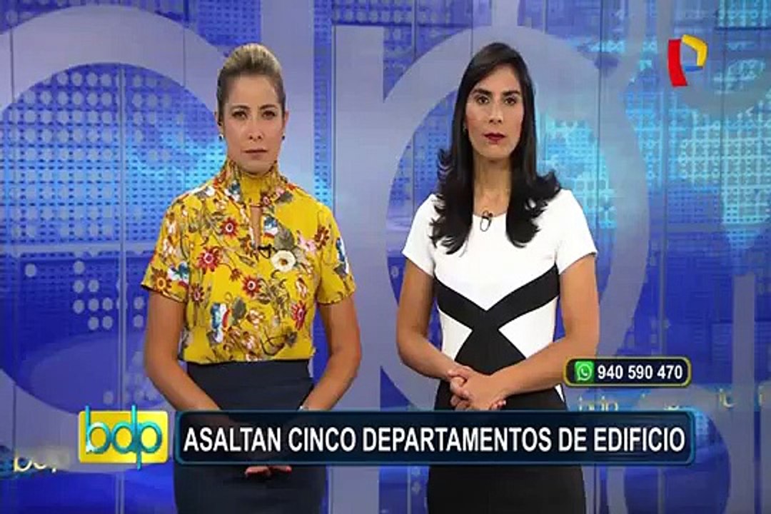 Comas: delincuentes armados asaltan cinco departamentos en edificio