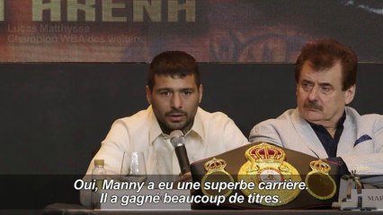 Boxe: Pacquiao veut détrôner Matthysse en welters