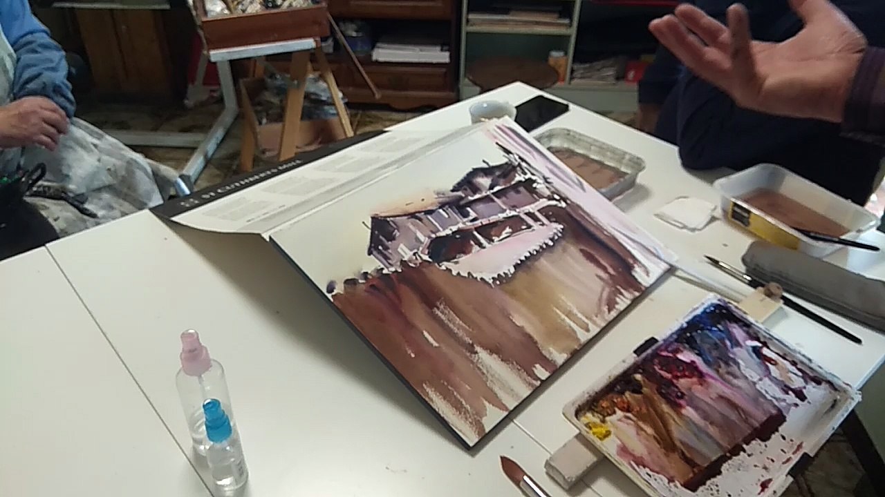 Teulades de Berga (Aquarel·la 5)