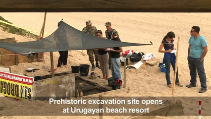Prehispanic excavation site emerges from Uruguayan sand dunes