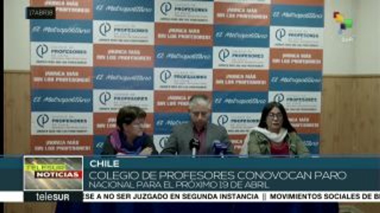 Chile: profesores convocan paro regional para marchar por la educación