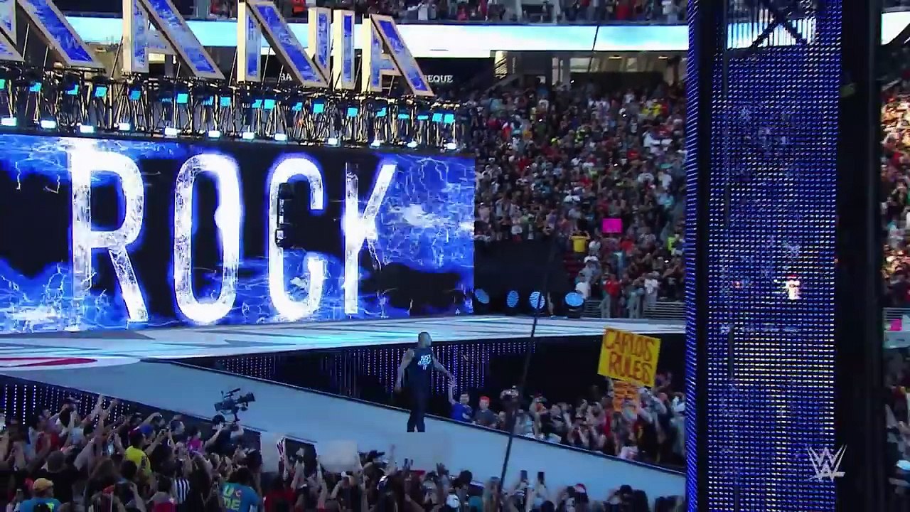 The Rock and Ronda Rousey
