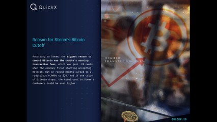 Video Game Giant Steam Bids Adieu to Bitcoin and Here’s Why!