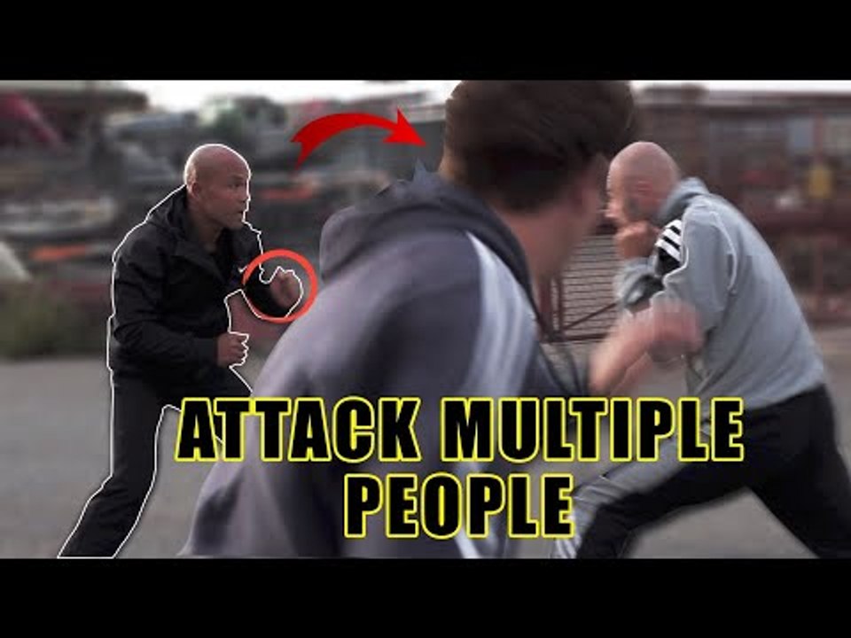 How to attack multiple people at once