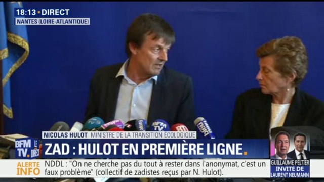 Hulot sur NDDL: Ne confondons pas écologie et anarchie