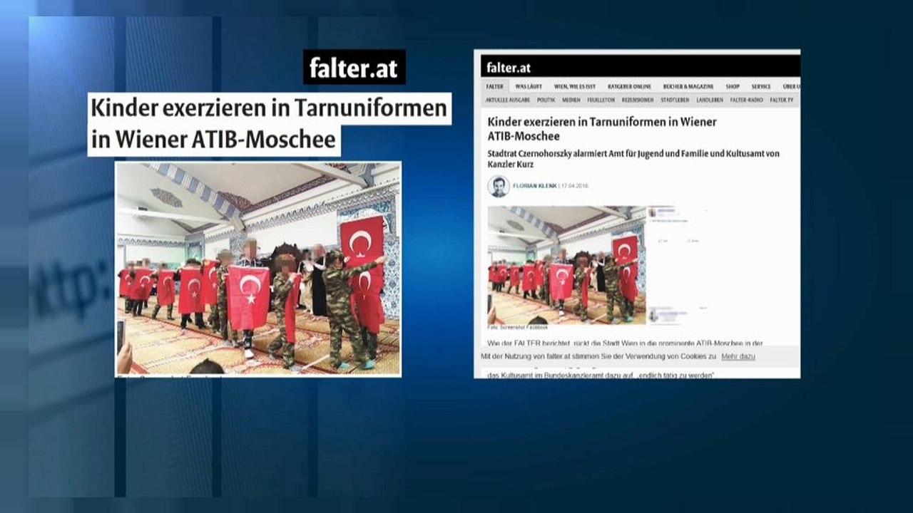 Skandal in Österreich: Kinder in Moschee mussten blutige Schlacht nachspielen