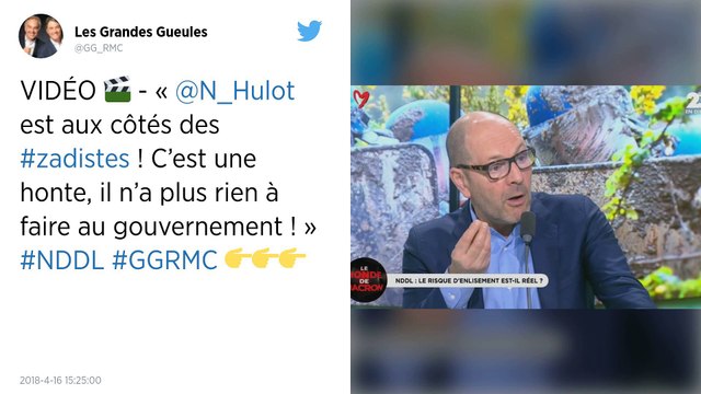 Notre-Dame-des-Landes : Nicolas Hulot hué par les riverains à l’aéroport de Nantes