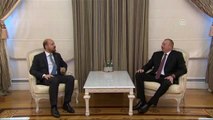 Gençlik ve Spor Bakanı Bak ile Bilal Erdoğan Aliyev'le Görüştü
