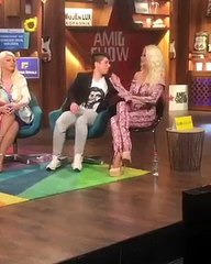 Zadruga - Sanja i Matora se ljube u emisiji "AmiDži šou" - 18.04.2018.