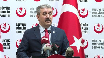 Destici: 'AB Türkiye'ye karşı hiçbir zaman samimi olmadı' - ANKARA