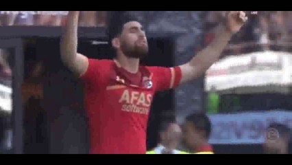 گل زیبای علیرضا جهانبخش بازیکن آلکمار به تیم ویتسه