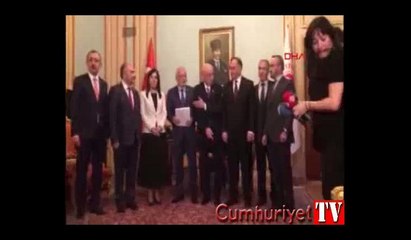 Erken seçim teklifi TBMM Başkanlığına sunuldu