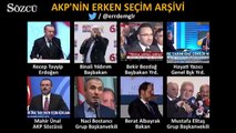 AKP'nin erken seçim arşivi