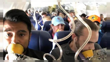 شاهد: صورٌ من داخل طائرة أمريكية أثناء هبوطها اضطرارياً في فيلادلفيا