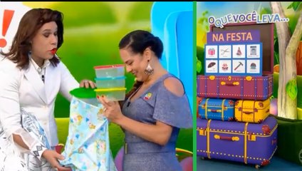 Bom Dia e Cia Especial (18/04/18) Narcisa presenteia Silvia e estreia nova brincadeira