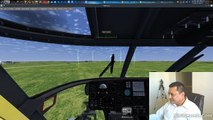 FLIGHTGEAR Gameplay En El Simulador Probando Un Helicoptero Reconocimiento