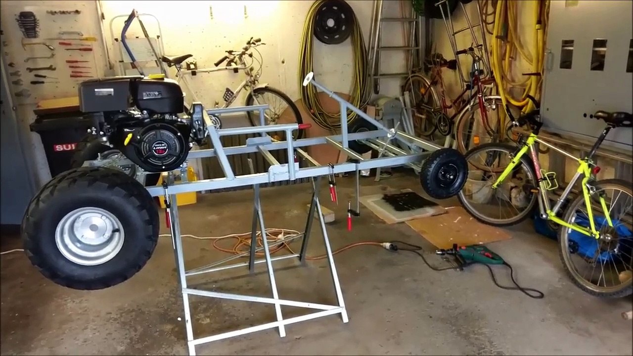 Projekt Kart 2.0 - Teil 34 - montage zur Ansicht_ Hinterachse ausgerichtet