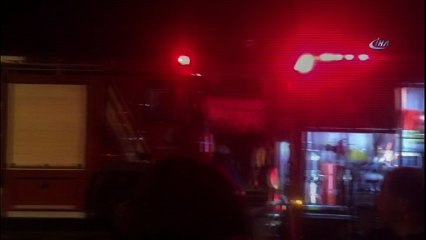 Aymakoop Sanayi Sitesinde korkutan yangın