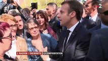SNCF, retraites, universités... Emmanuel Macron pris à partie en visite à Saint-Dié-des-Vosges
