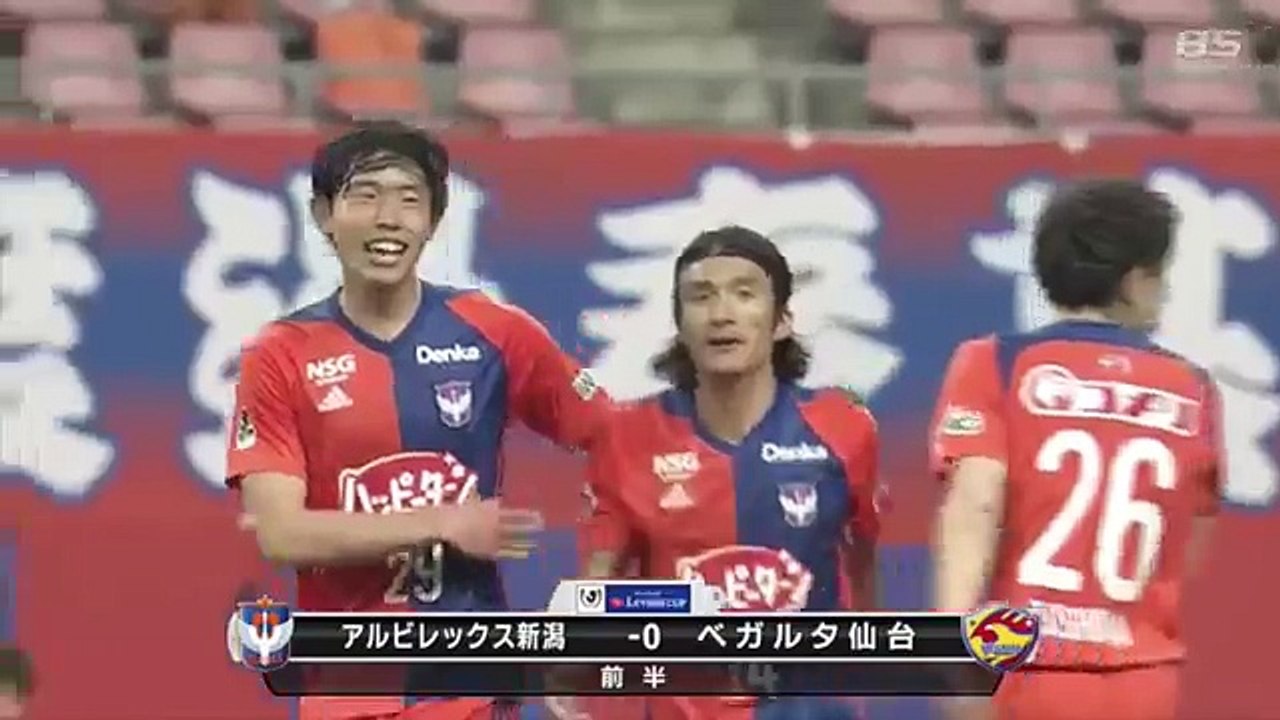 Niigata 2:0 Sendai (Japan. League Cup. 18 April 2018)