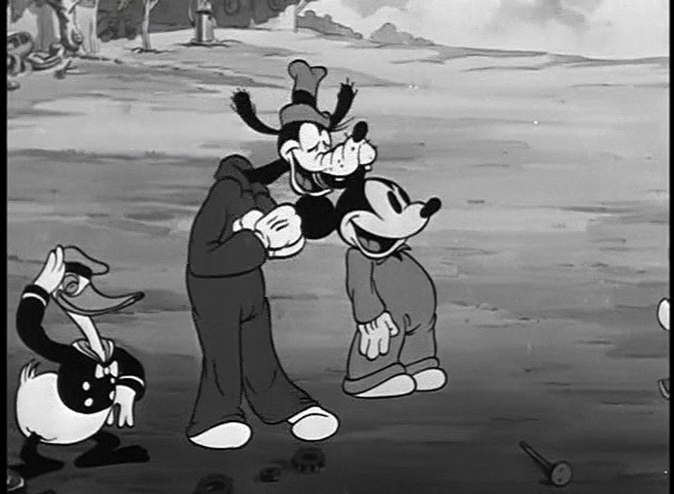 Mickey Mouse in Mickey's Service Station