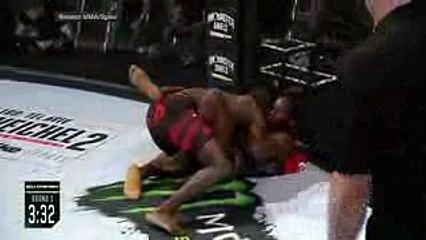 Baby Slice' wins by submission.Kevin Ferguson Jr., the son of Kimbo Slice, defeats Fred Freeman - wwe
