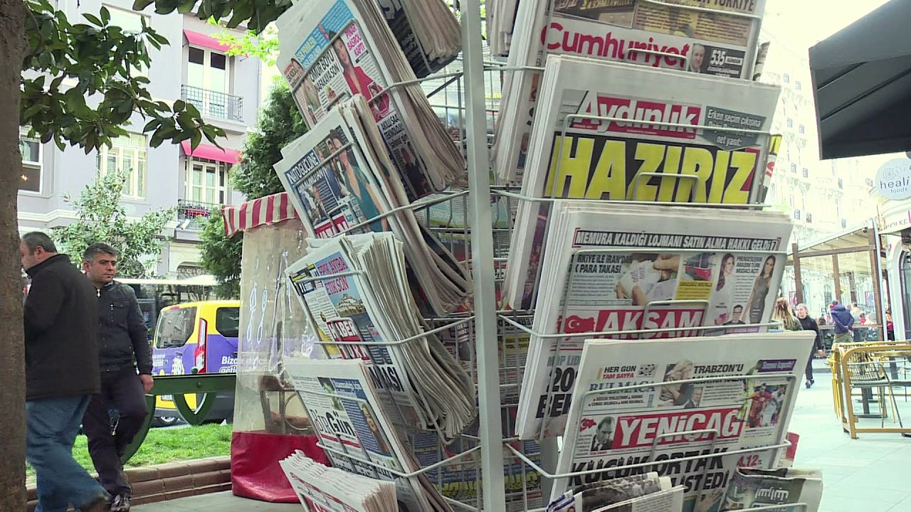People in Istanbul react to snap poll announcement