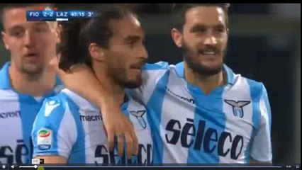 Caceres Goal - Fiorentina vs Lazio 2-2  18.04.2018 (HD)
