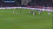 Alex Sandro scored first goal for Juventus vs Crotone