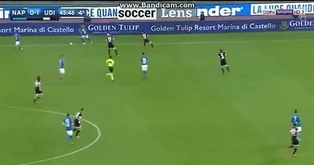 Lorenzo Insigne  Amazing Goal  HD - Napoli 1-1 Udinese 18.04.2018