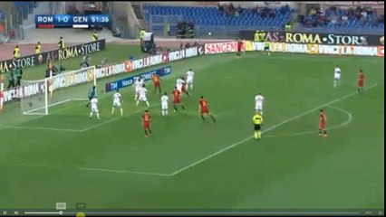 Zukanovic Own Goal - Roma vs Genoa 2-0  18.04.2018 (HD)