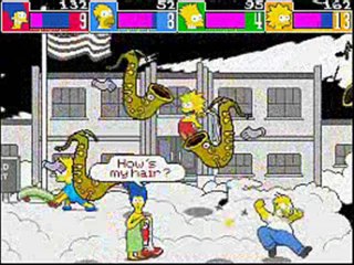 The Simpsons Arcade Game: Four Player Run 2 (Part 6 Of 8)
