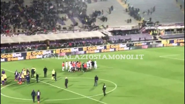 VIDEO - LA LAZIO BATTE LA FIORENTINA - TUTTI SOTTO LA CURVA!