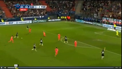 Nkunku Goal - Caen vs PSG 1-3 18.04.2018 (HD)