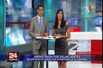 Carabayllo: mujer resulta herida por evitar el robo de su cartera