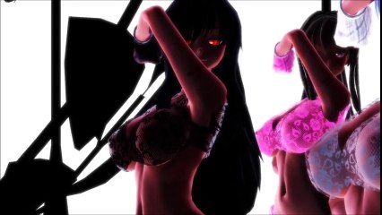 3D MMD CYBER THUNDER CIDER - YUUKA, CIRNO & YAMATO