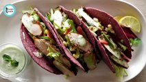 Beetroot Tacos With Grilled Chicken Recipe By Healthy Food Fusion