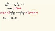 Solución de ecuaciones racionales | Álgebra II | Khan Academy en Español