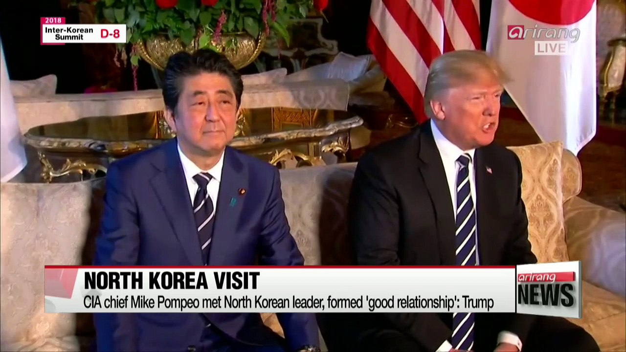 CIA chief Mike Pompeo met North Korean leader, formed 'good relationship': Trump