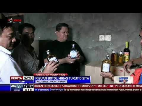 Polisi Gerebek Gudang Miras Berkedok Toko Kelontong di Kalideres