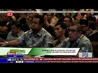 DPR Minta Kepolisian Antisipasi Hoax Jelang Pilkada Malang