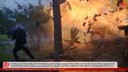 SUV Slams House, Ruptures Gas Line, Causes Explosion