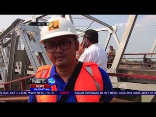 Jembatan Ambruk Di Lamongan Diduga Karenan Kelebihan Beban -NET10