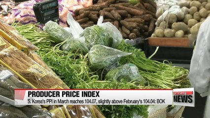 Korea's producer prices stay flat in March