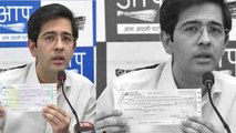 AAP के Raghav Chadha ने Home Ministry को लौटाया 2.50 रुपए का DD, जताई नाराजगी | वनइंडिया हिंदी
