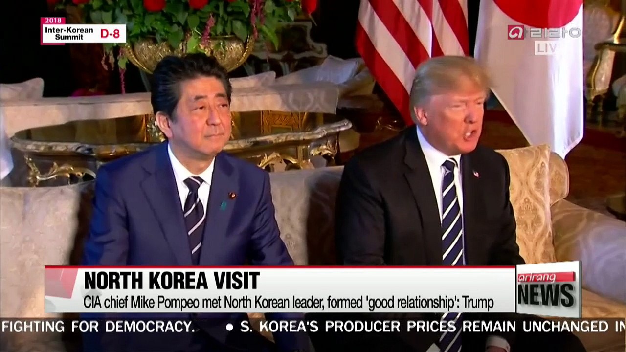 CIA chief Mike Pompeo met North Korean leader, formed 'good relationship': Trump