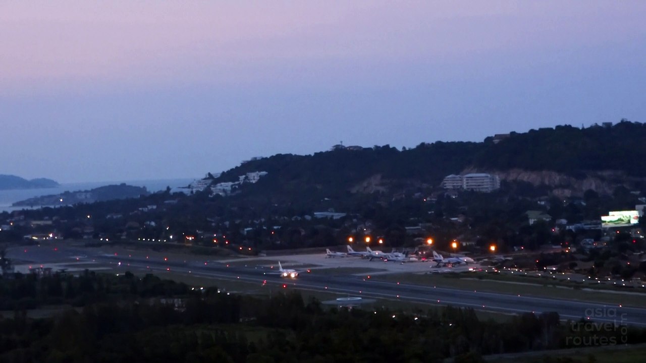Landing in Koh Samui Airport