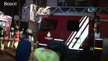 Mahsur kalan 12 kişi itfaiye tarafından kurtarıldı