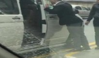 Atatürk Havalimanı’nda UBER sürücüsüne saldırı kamerada